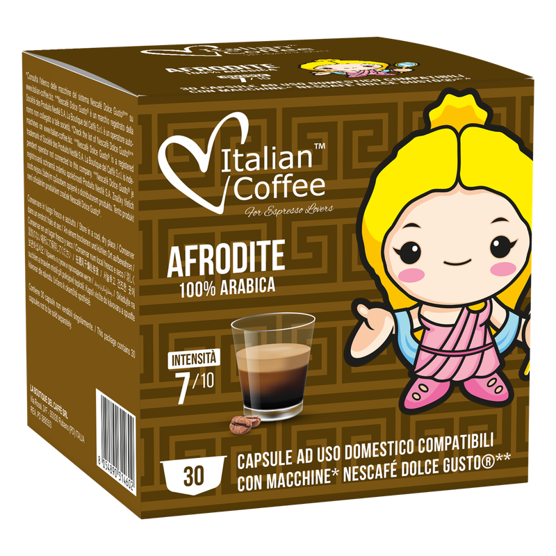 Italian Coffee Dolce Gusto AFRODITE ARABICA espresso x30 capsules Italian Coffee Dolce Gusto AFRODITE ARABICA espresso x30 capsules