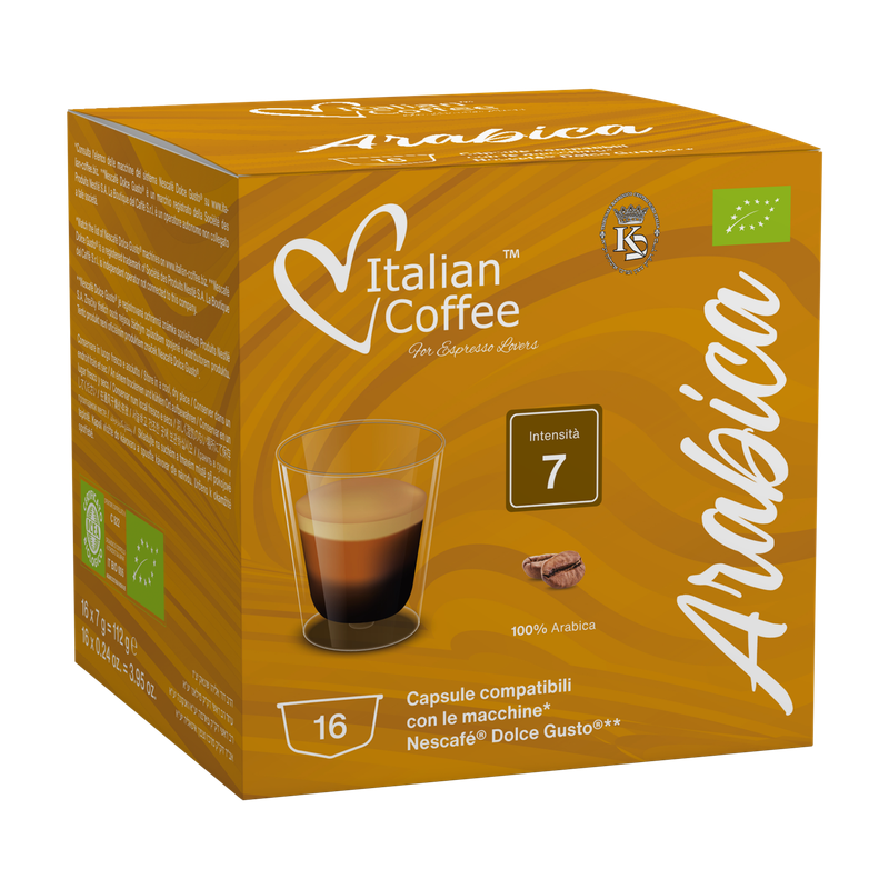 Italian Coffee Dolce Gusto 100% arabica x16 capsules