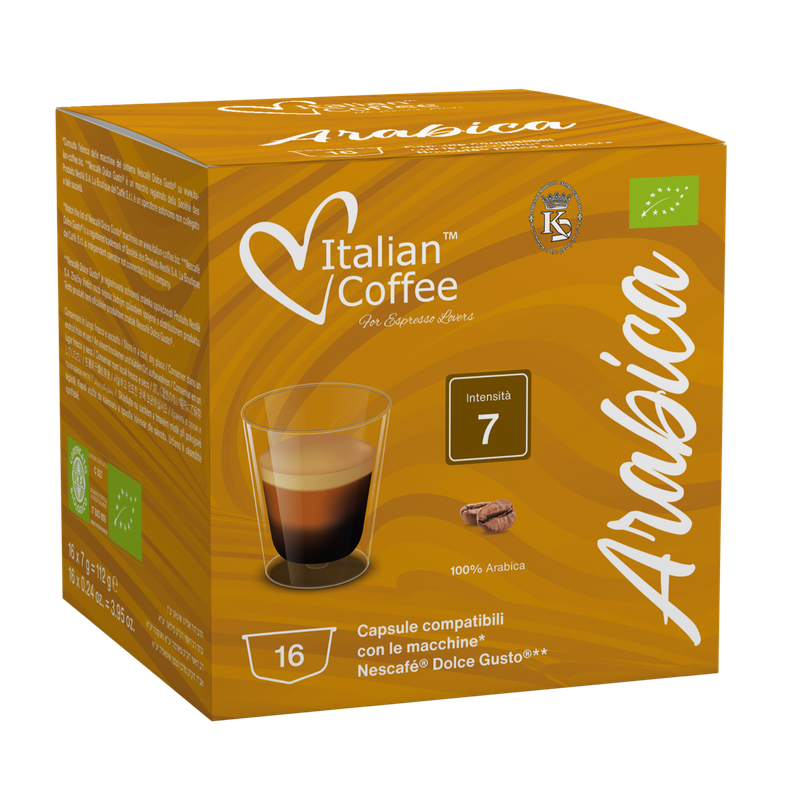 Italian Coffee Dolce Gusto 100% arabica x16 capsules
