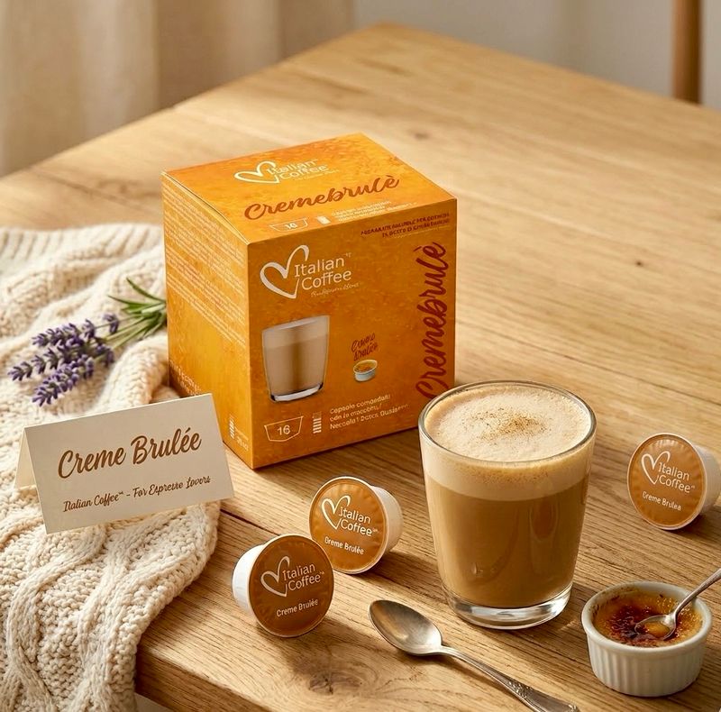 Italian Coffee Dolce Gusto CREME-BRULÈ Latte x16 capsules