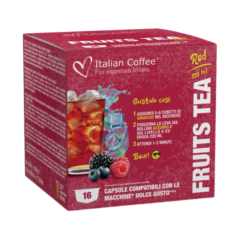 Italian Coffee Dolce Gusto Red Fruit Tea x16 capsules