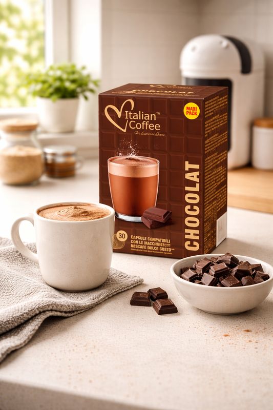 Italian Coffee Dolce Gusto Hot CHOCOLATE family pack x30 capsules