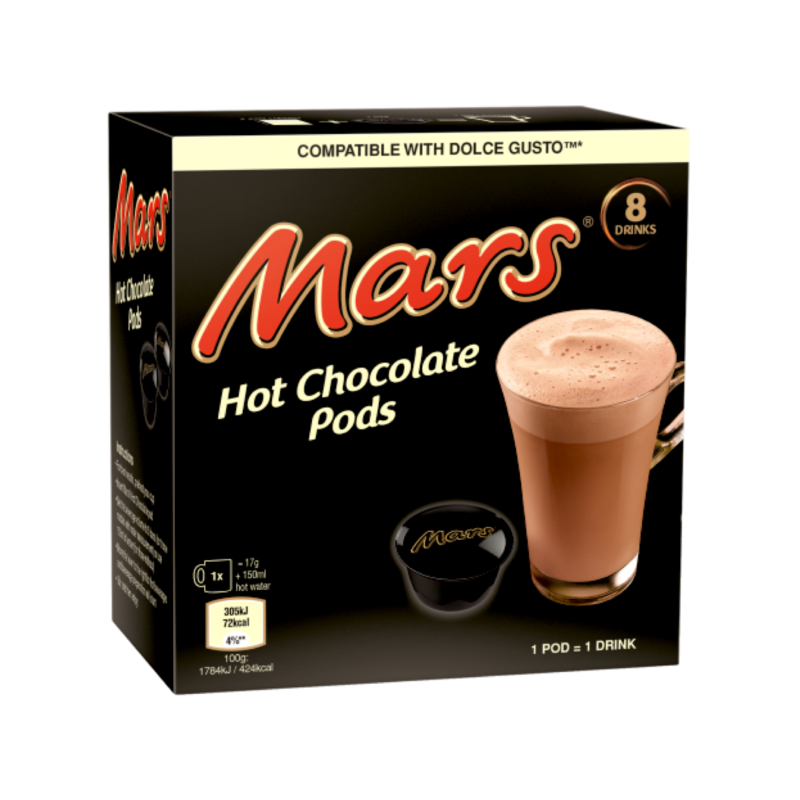Mars Dolce Gusto Hot Chocolate x8 capsules Mars Dolce Gusto Hot Chocolate x8 capsules