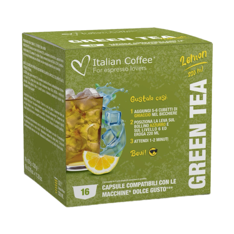 Italian Coffee Dolce Gusto Green Lemon Tea х16 capsules Green Lemon tea Dolce Gusto
