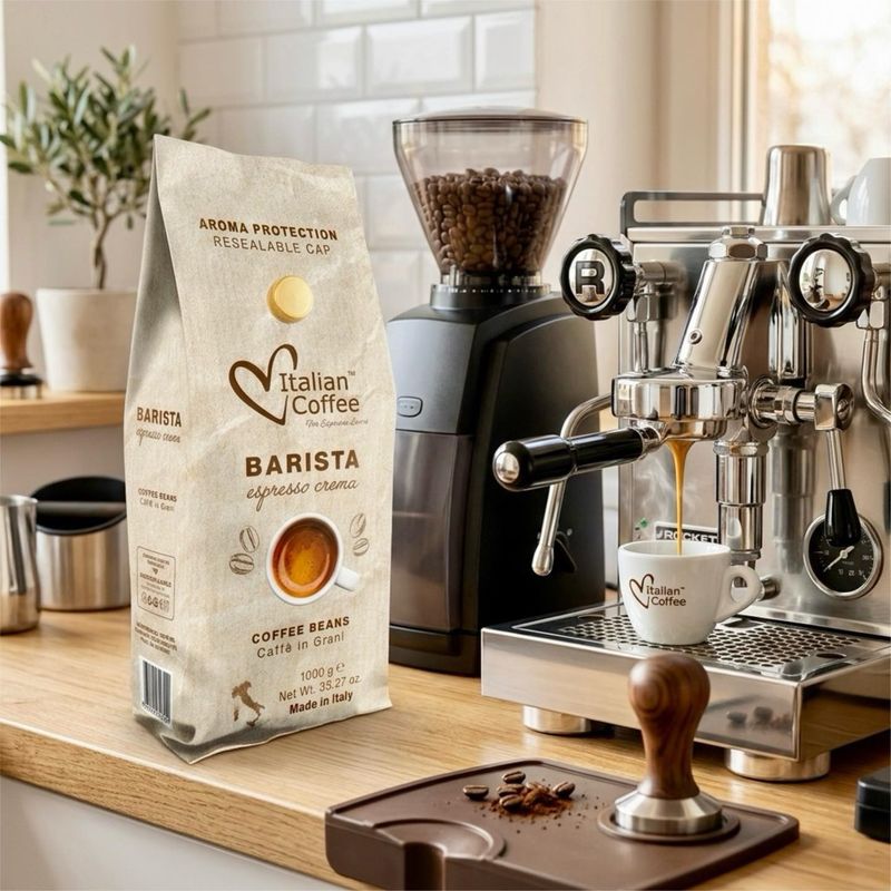 Italian coffee Barista Crema espresso beans