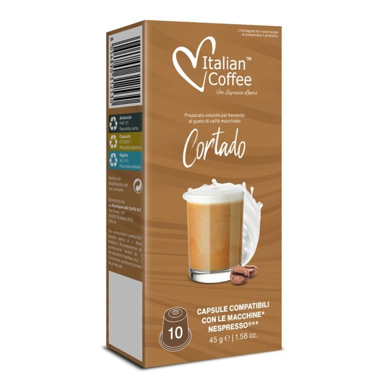 Italian Coffee Nespresso Cortado Machiatto х10 capsules