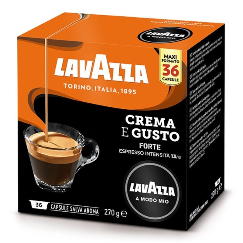 Lavazza Modo Mio Crema e Gusto FORTE family box x36 capsules