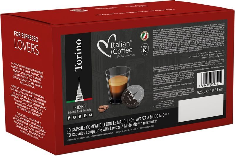 Italian Coffee Modo Mio Torino x70 capsules