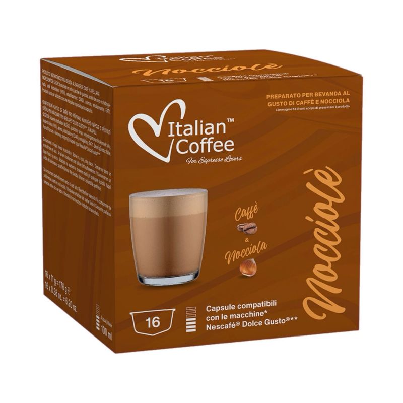 Italian Coffee Dolce Gusto Nocciole x16 capsules