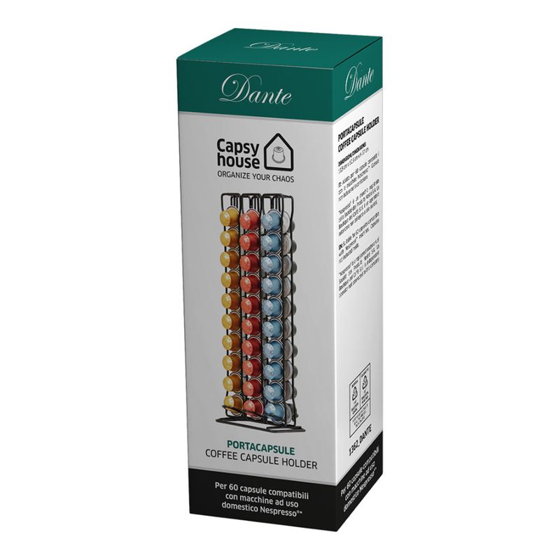 Nespresso capsule dispenser Dante for 60 capsules