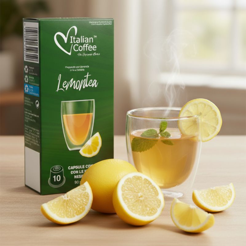 Italian Coffee Nespresso Lemon Tea x10 capsules