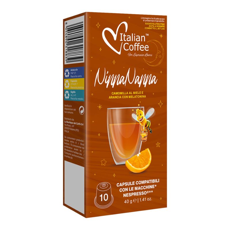 Italian Coffee Nespresso Ninna Nanna Tea x10 capsules