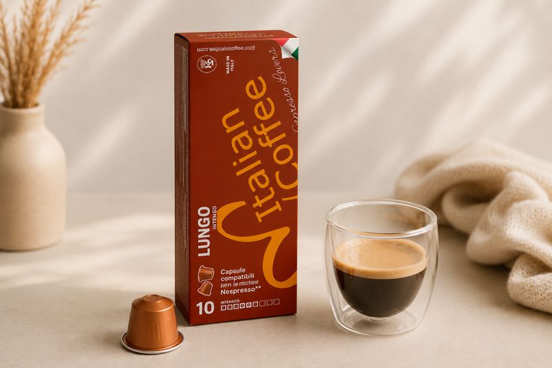 Italian Coffee Nespresso Lungo espresso x10 capsules