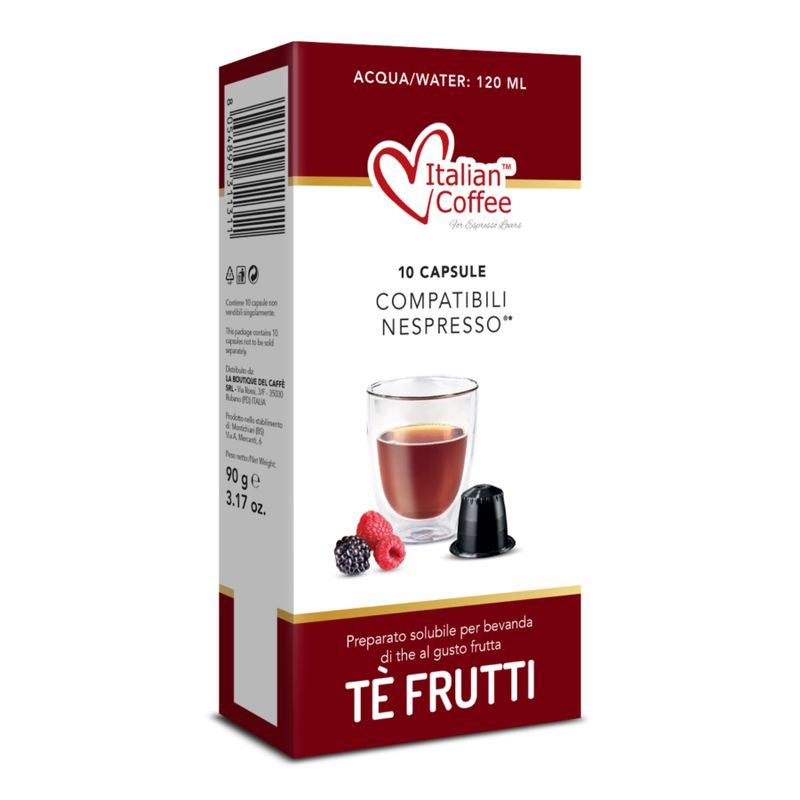 Italian Coffee Nespresso Fruit Tea x10 capsules