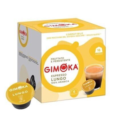 Gimoka Dolce Gusto Espresso Lungo Arabica x16 capsules
