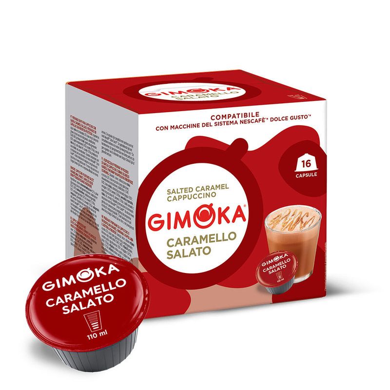 Gimoka Dolce Gusto Caramello Salato Cappuccino-Latte x16 capsules