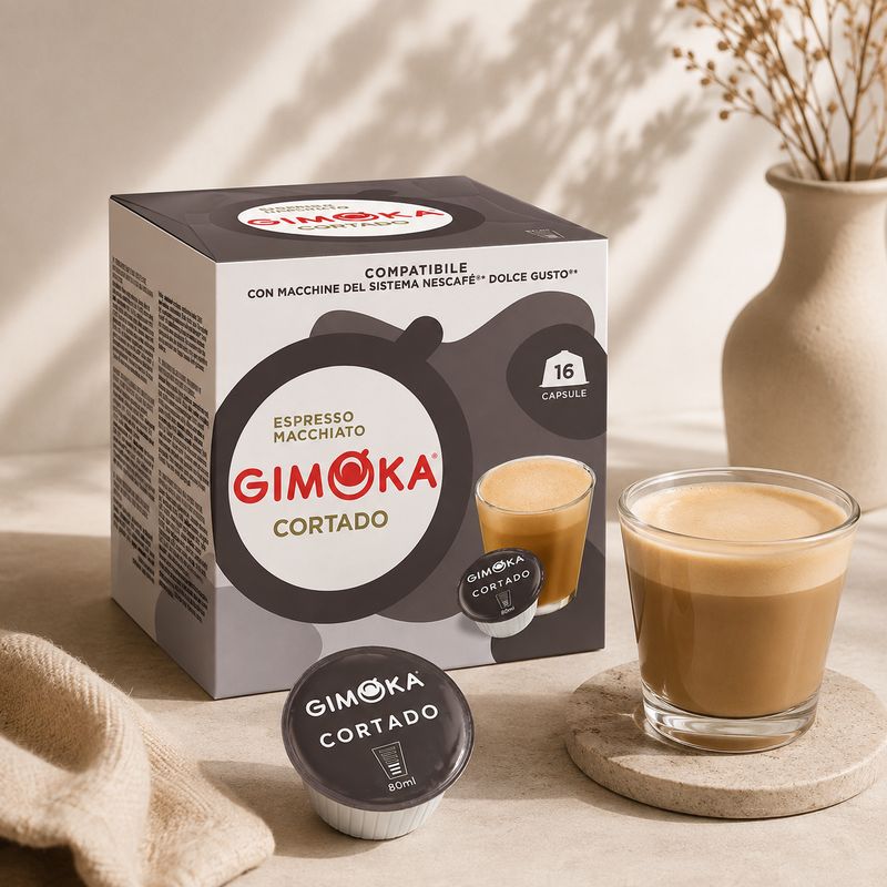 Gimoka Dolce Gusto Cortado Macchiato x16 capsules