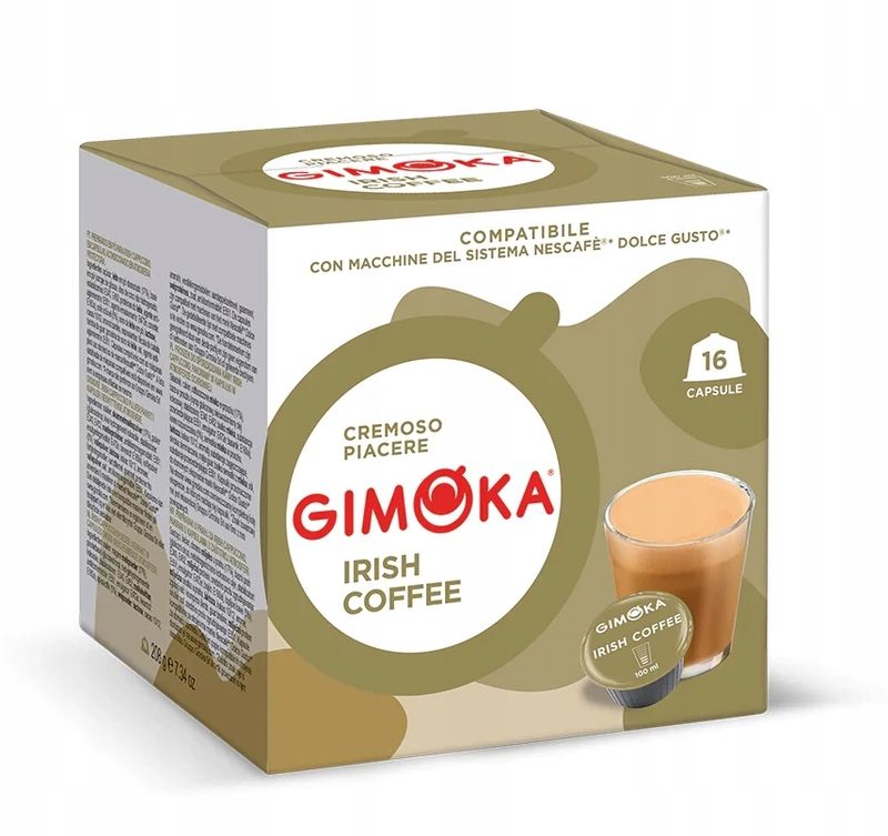 Gimoka Dolce Gusto Irish Cappuccino Latte x16 capsules