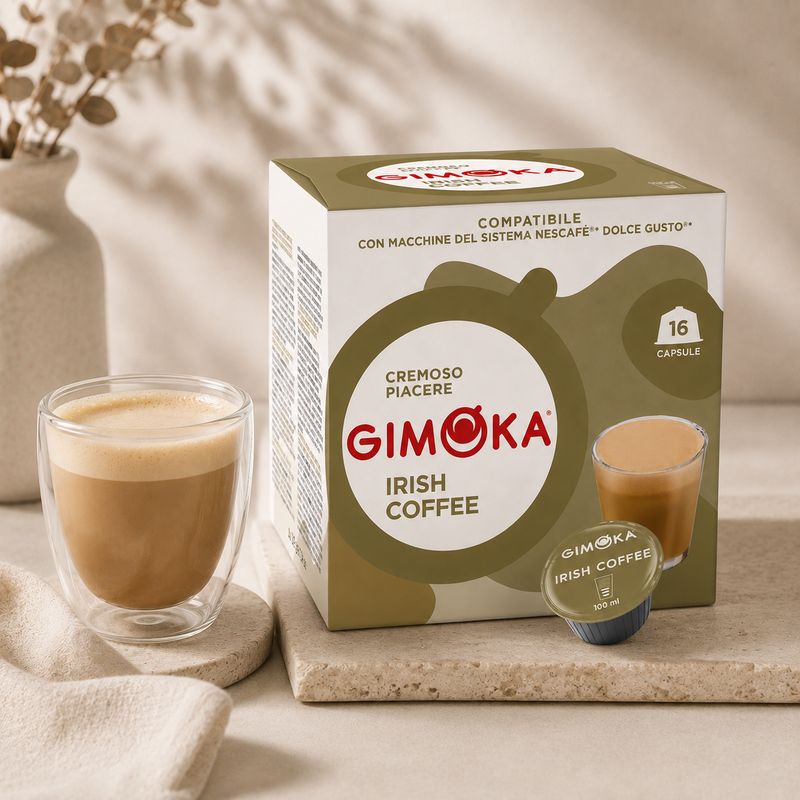 Gimoka Dolce Gusto Irish Cappuccino Latte x16 capsules