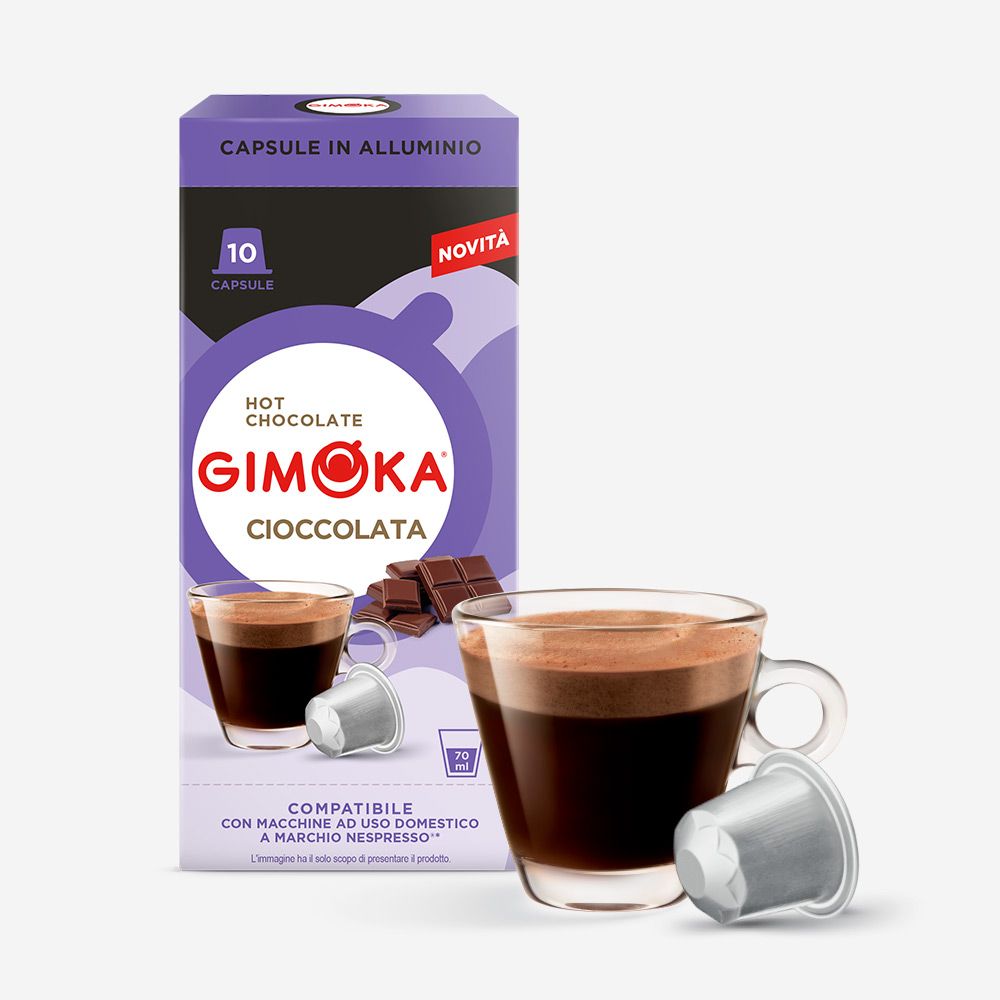 Gimoka Nespresso Hot Chocolate Premium Aluminium x10 capsules