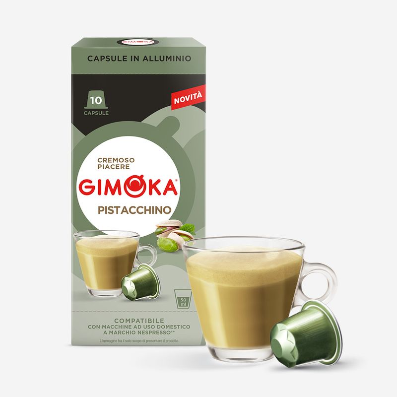Gimoka Nespresso Pistacchino Premium Aluminium x10 capsules