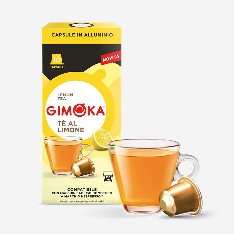 Gimoka Nespresso Lemon Tea Premium Aluminium x10 capsules