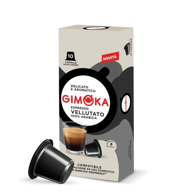 Gimoka Nespresso Espresso Vellutato 100% Arabica x10 capsules