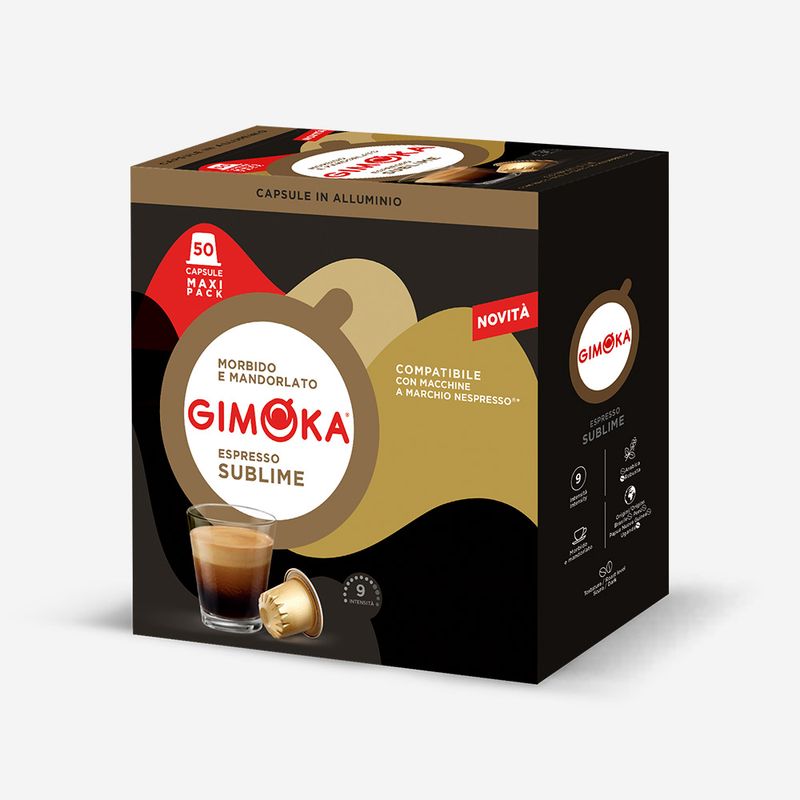 Gimoka Nespresso Espresso Sublime Premium Aluminium x50 capsules