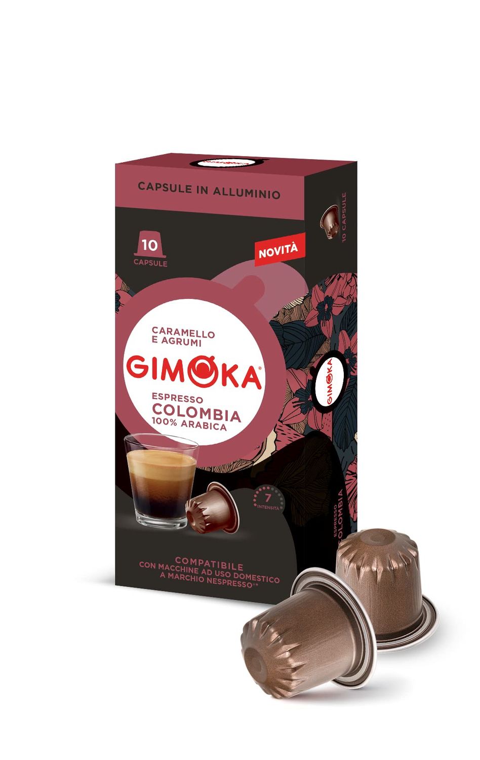 Gimoka Nespresso Espresso Colombia Premium Aluminium x10 capsules