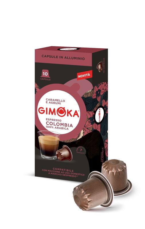 Gimoka Nespresso Espresso Colombia Premium Aluminium x10 capsules