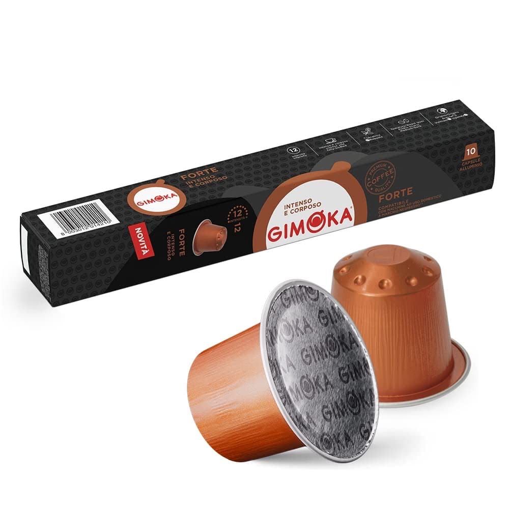 Gimoka Nespresso Forte Premium Aluminium x10 capsules