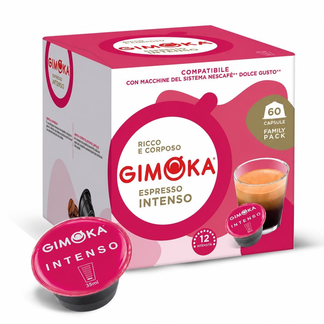 Gimoka Dolce Gusto Espresso Intenso  x60 capsules