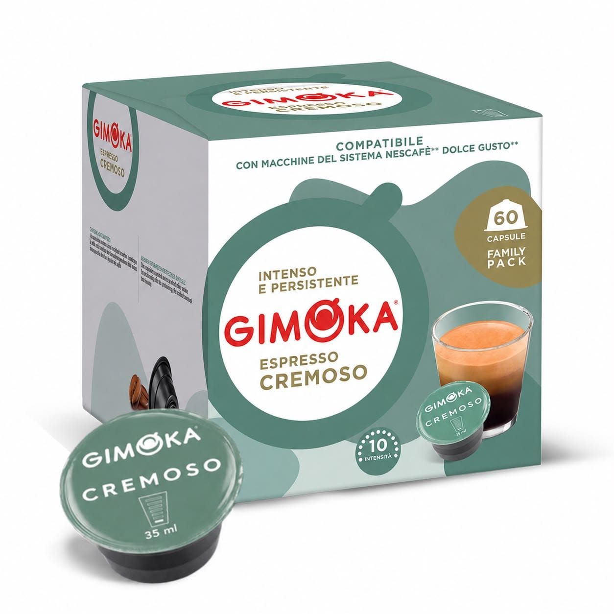 Gimoka Dolce Gusto Espresso Cremoso  x60 capsules