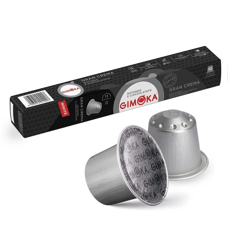 Gimoka Nespresso Gran Crema Premium Aluminium  x10 capsules