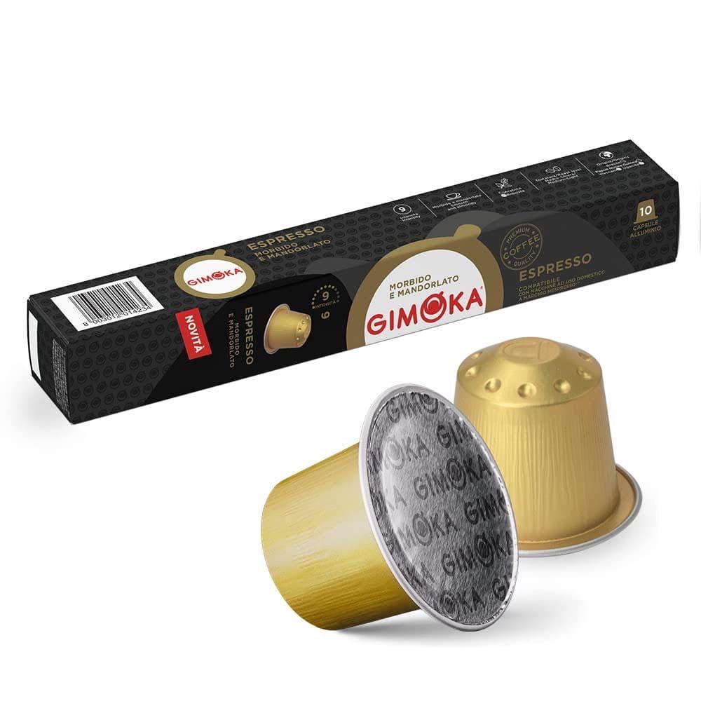 Gimoka Nespresso Espresso Premium Aluminium x10 capsules
