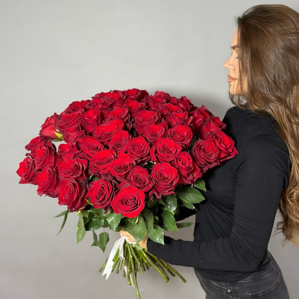 Buchet 51 Trandafiri Roșii