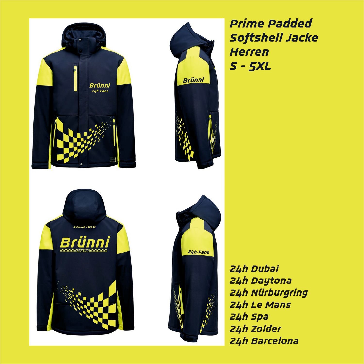 3 Lagige Softshell Jacke Männer