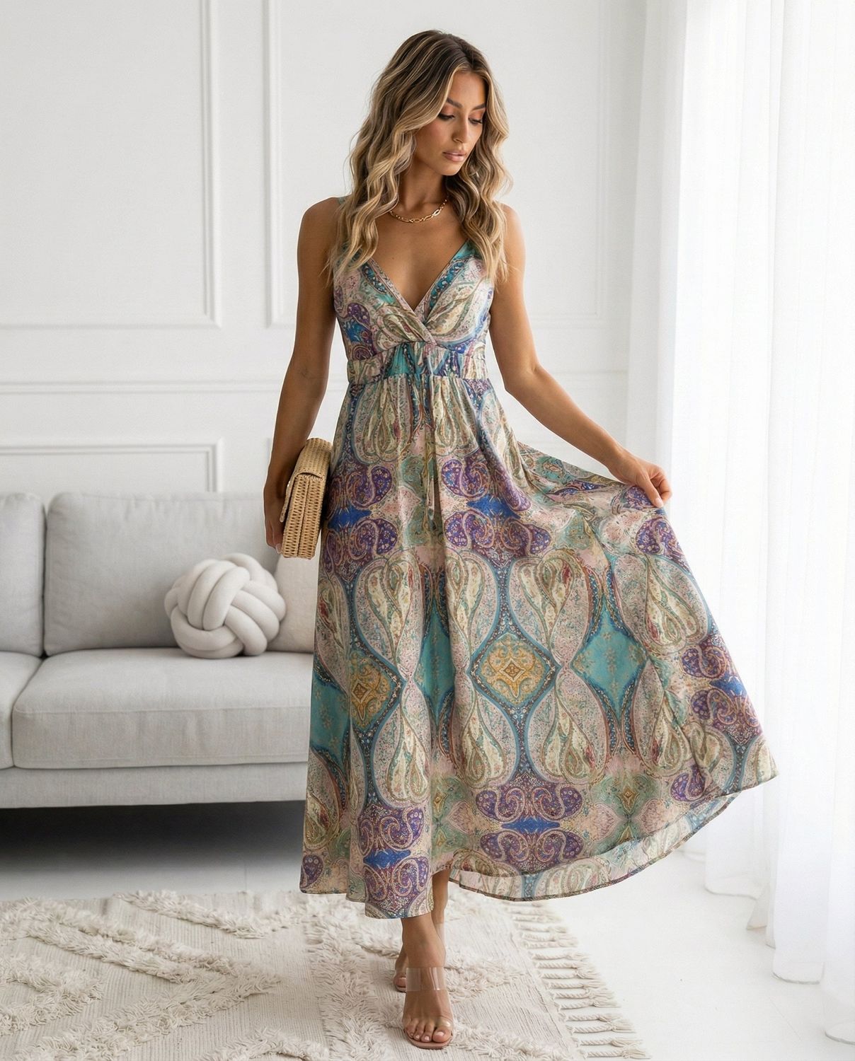 Sukienka GISELLE Miss Sara Ruffles