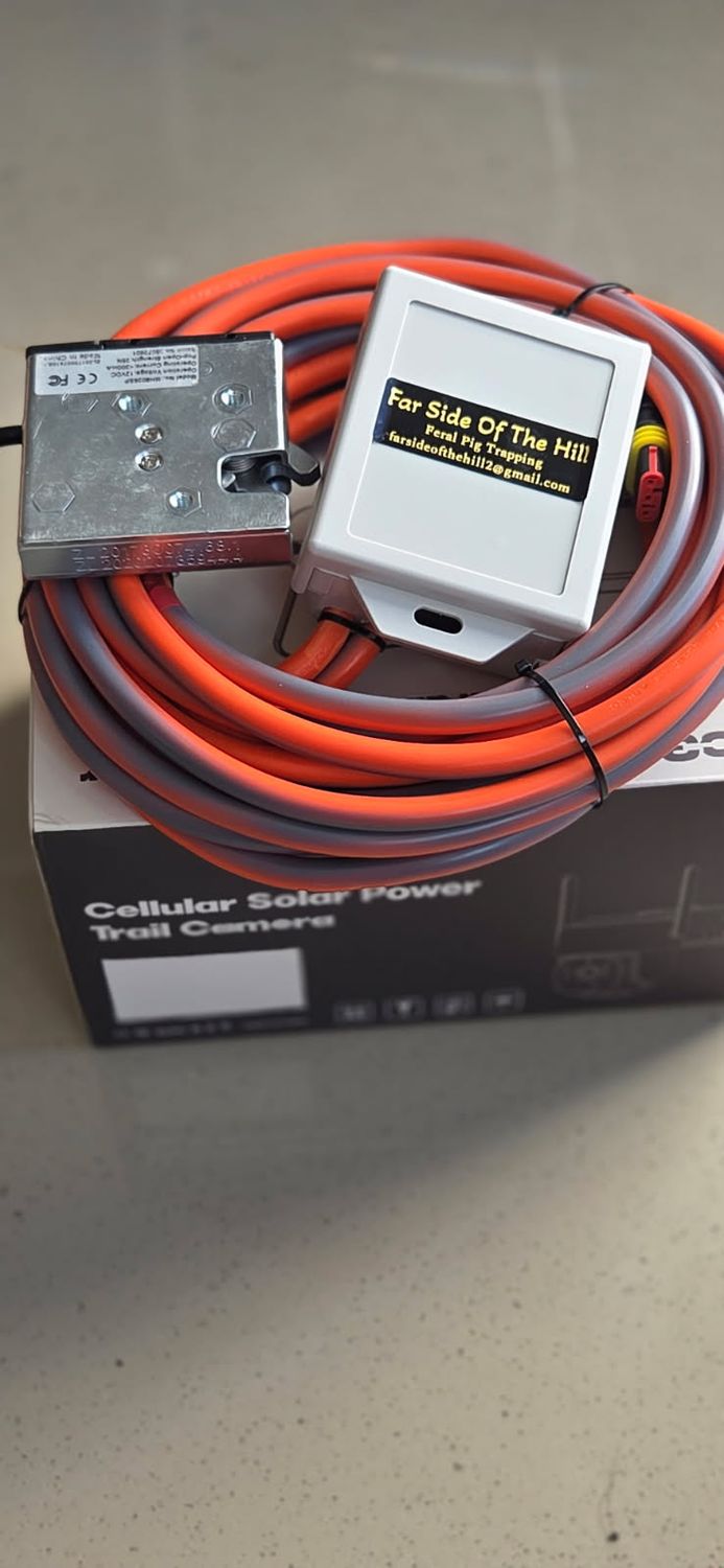 4G live camera and Latch, wiring