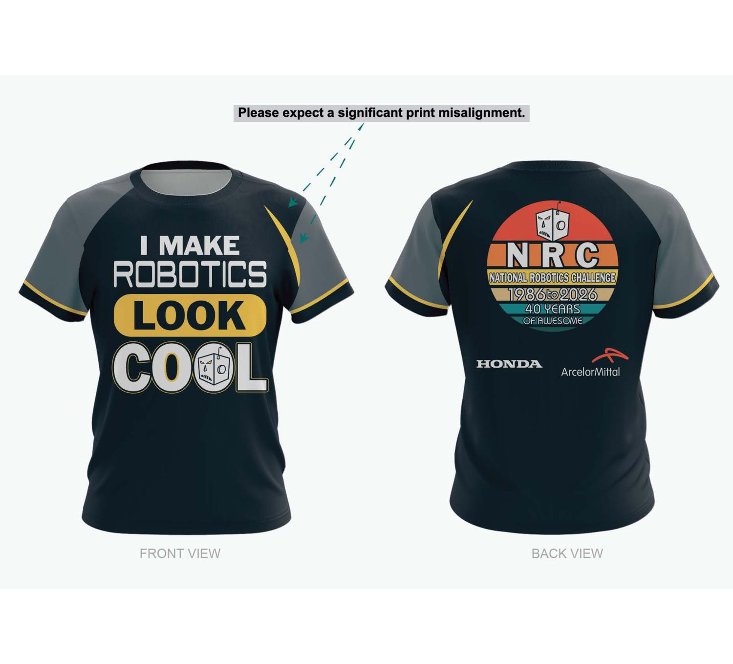 Black Short Sleeve Crew Neck Travel Tech Tee