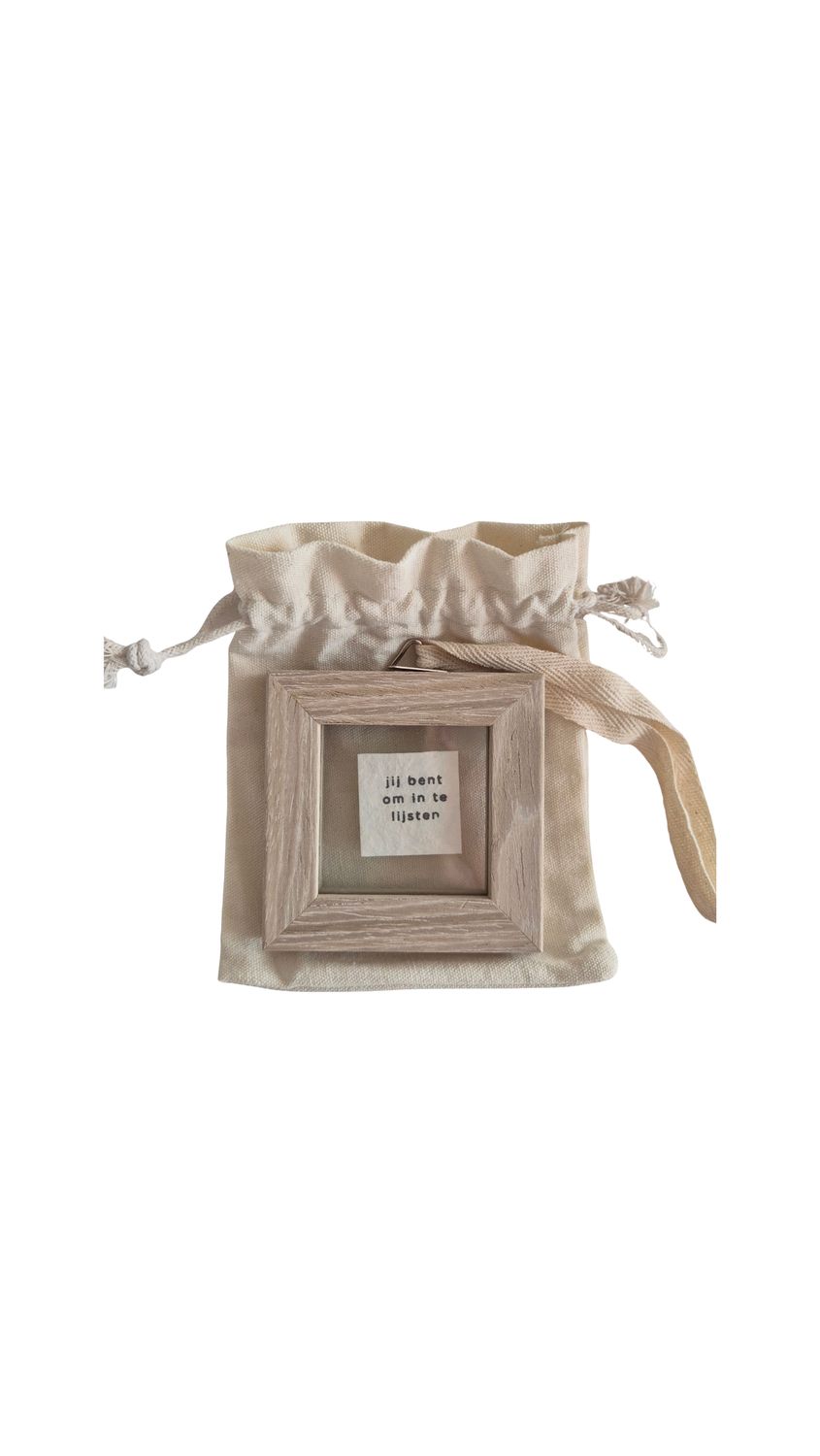 Fotolijstje 'Jij bent om in te lijsten'