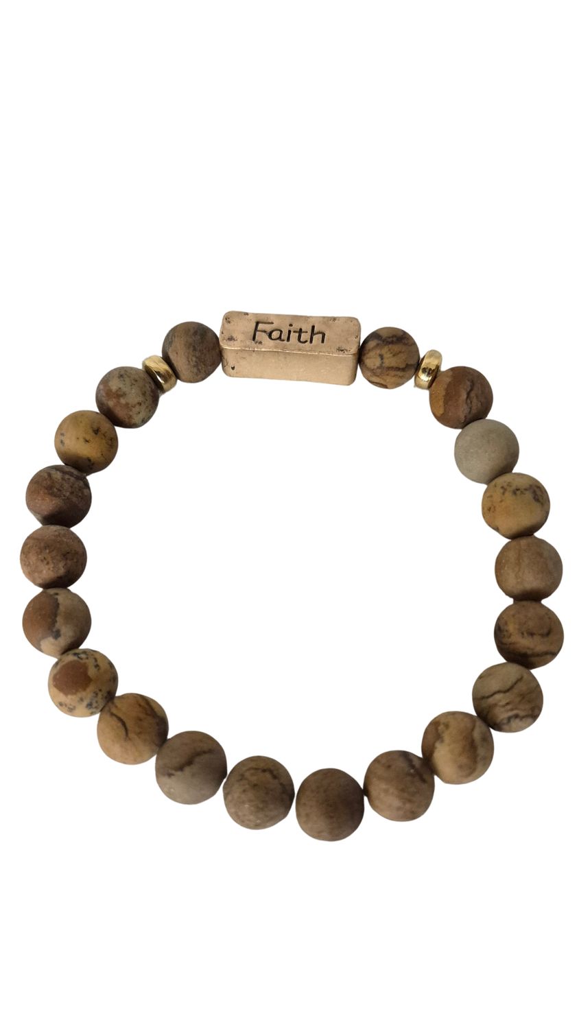 Armband 'faith' and 'hope'