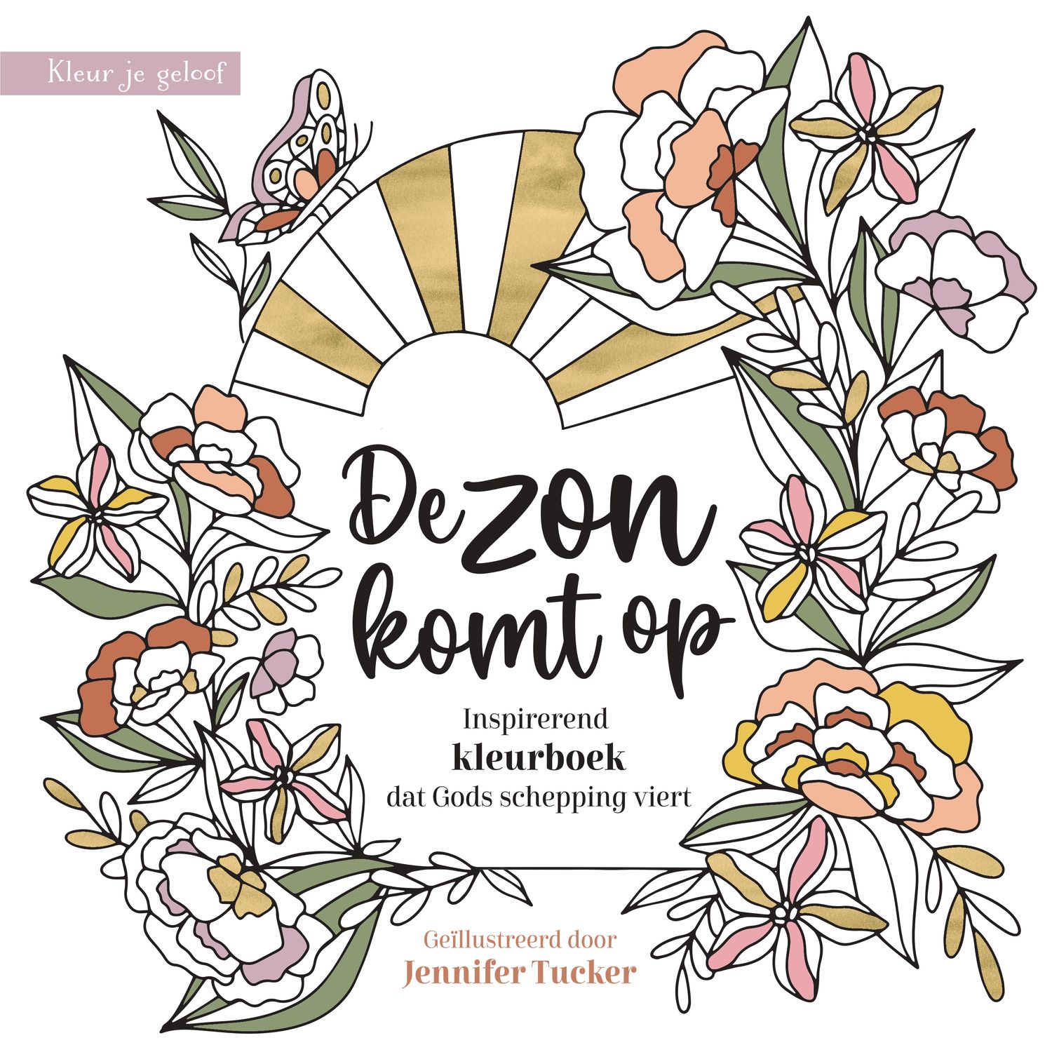 'De zon komt op...' Inspirerend kleurboek