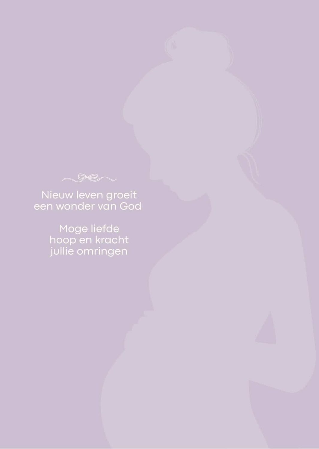 Kaart 'Nieuw leven groeit, een wonder van God' (incl envelop)