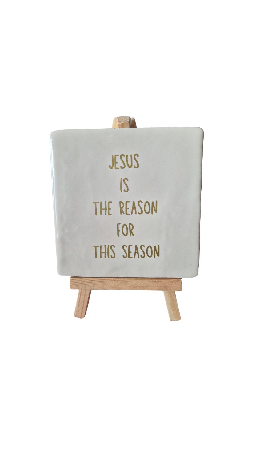Tegeltje 'Jesus is the reason for this season'