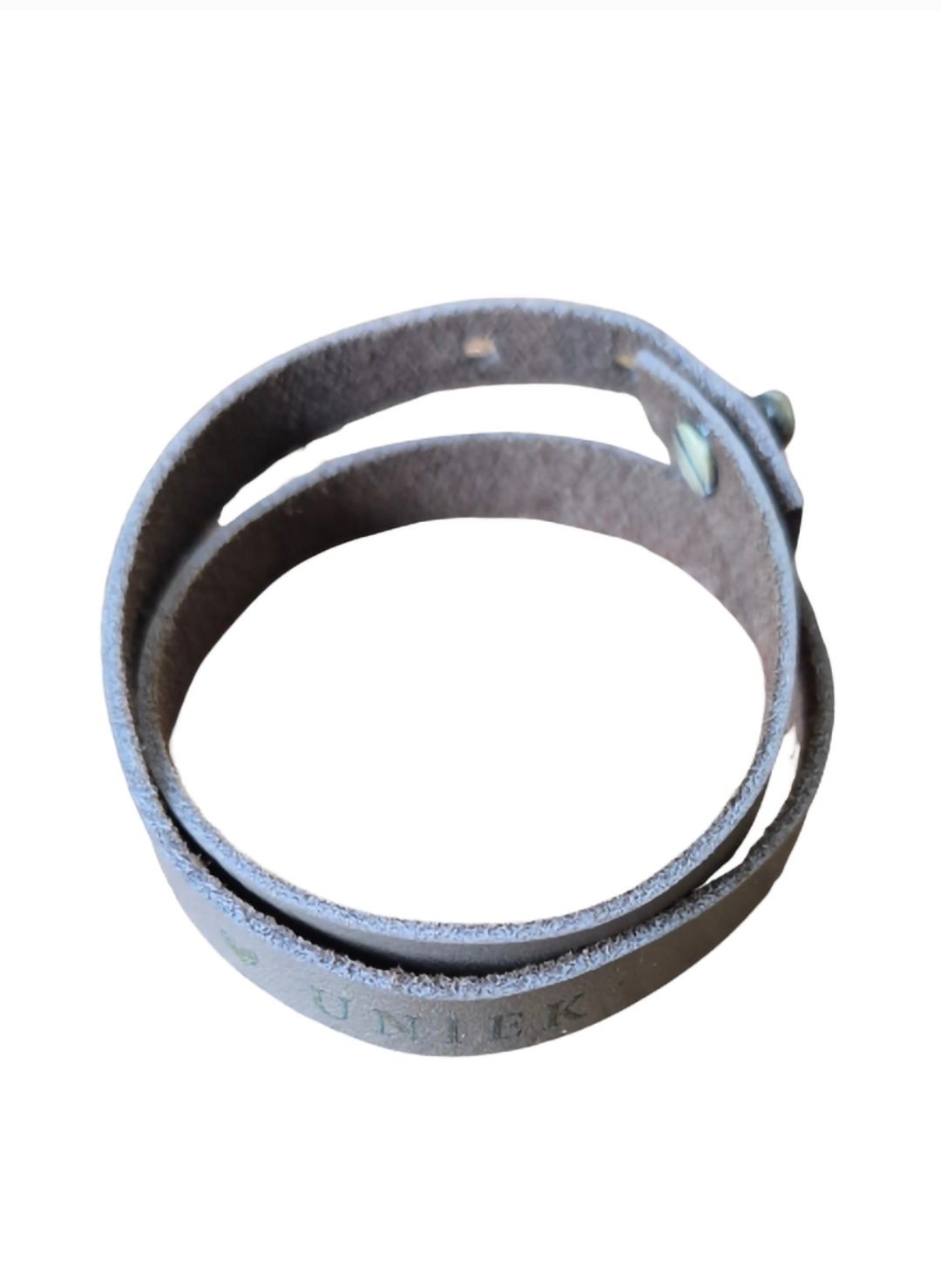 Wikkelarmband 'Uniek'(bruin)