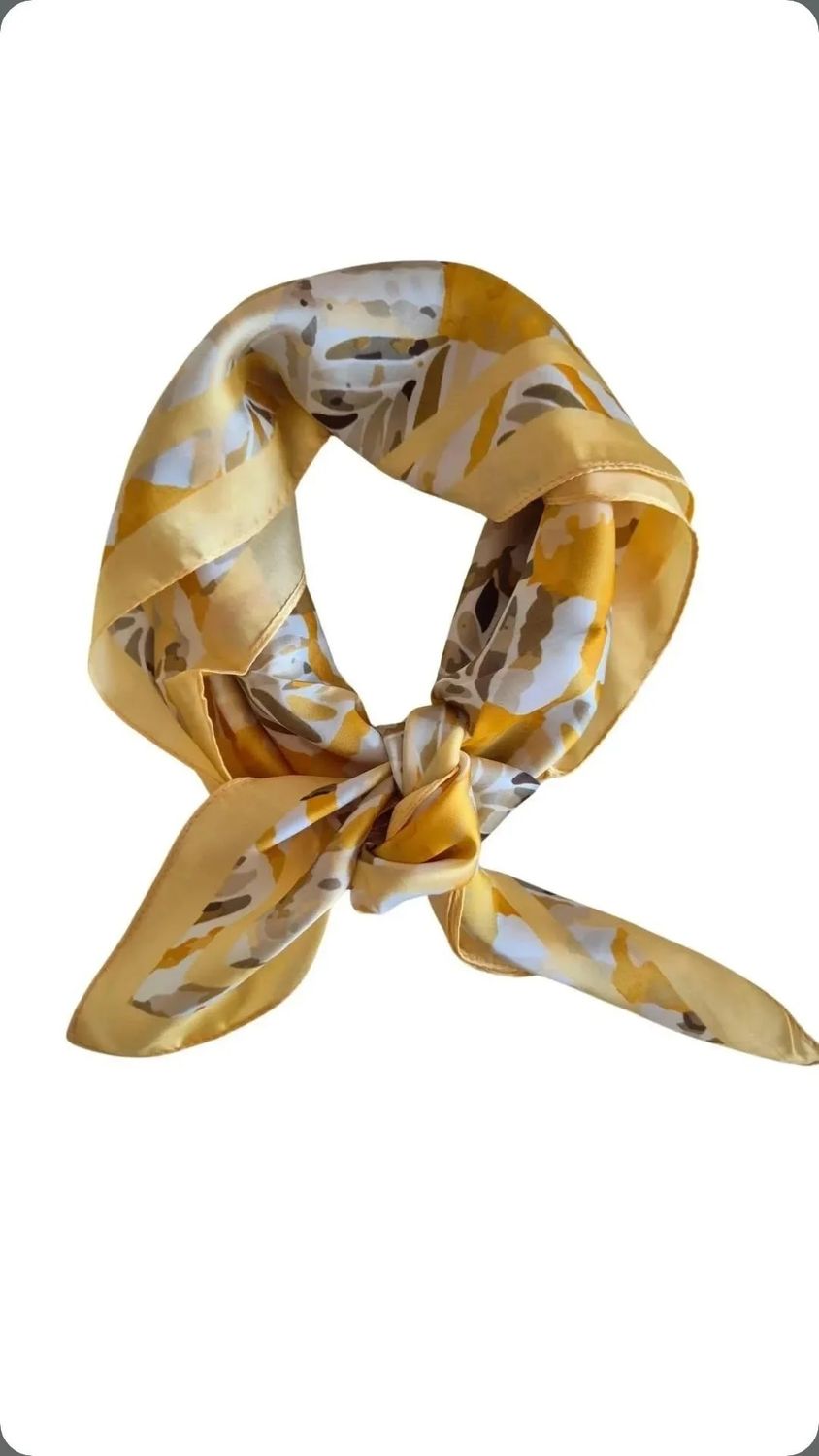 Sjaaltje 'geel' (70 bij 70cm)