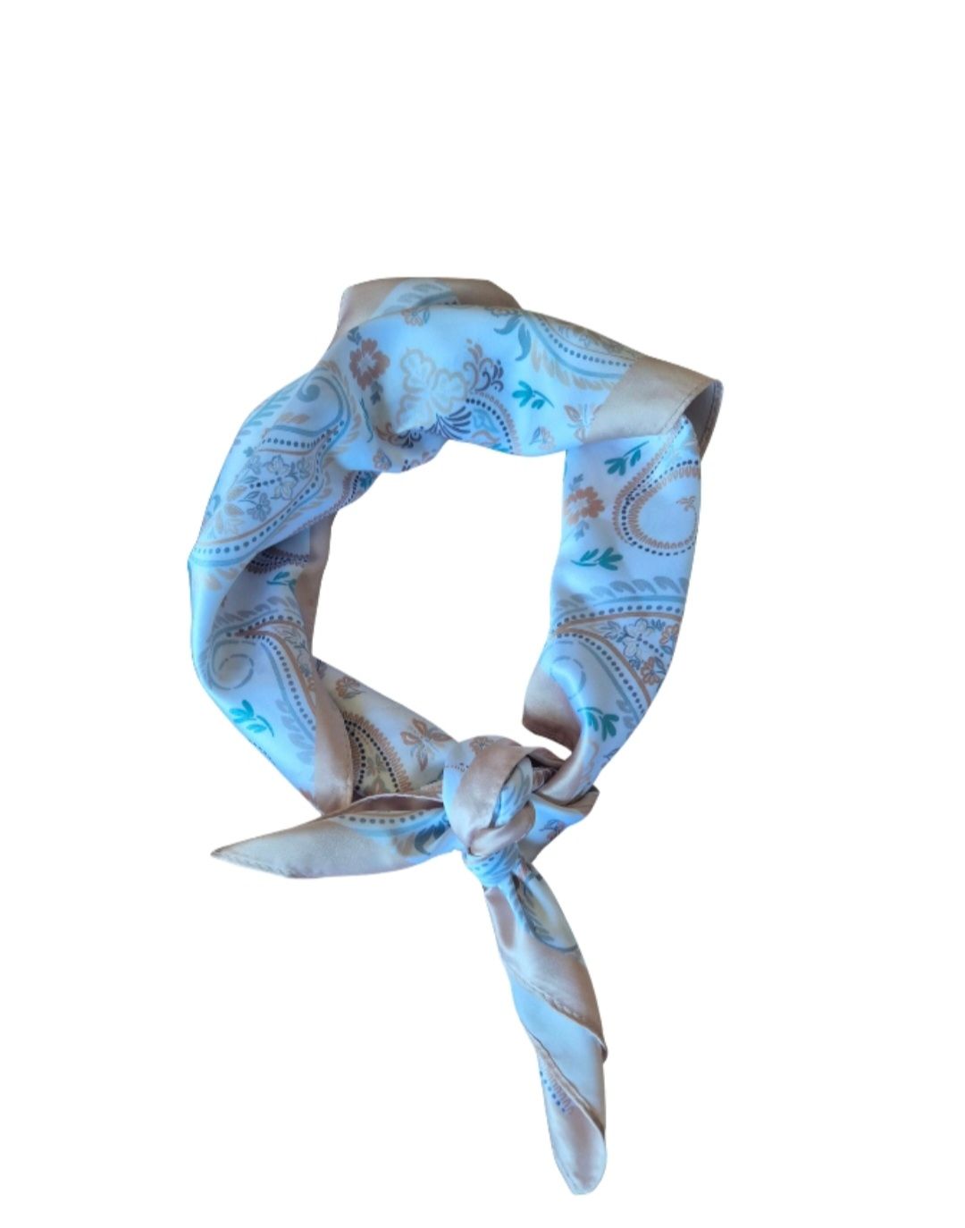 Sjaaltje 'beige' ( 70 bij 70 cm)