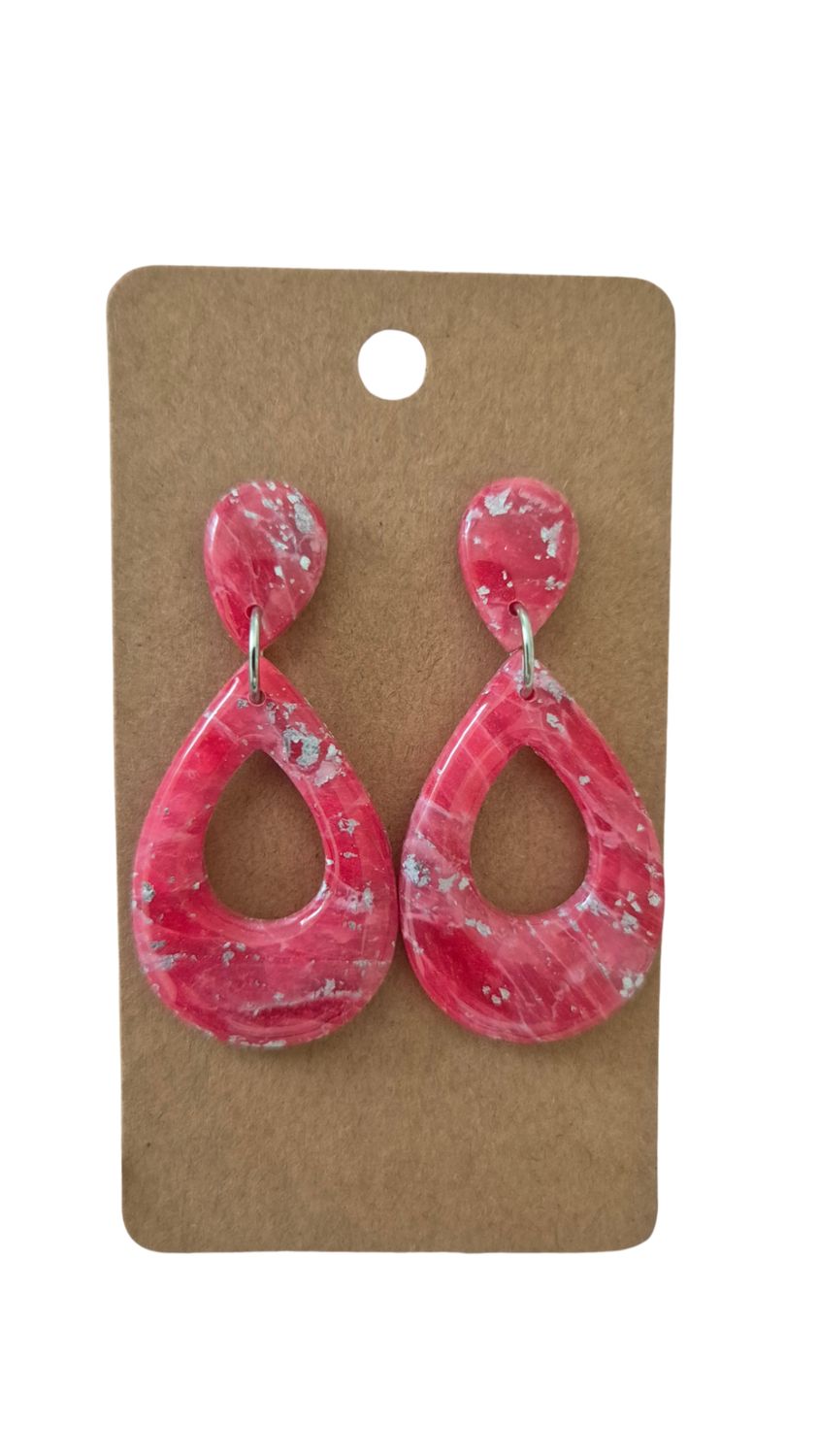 Oorbellen 'roze'