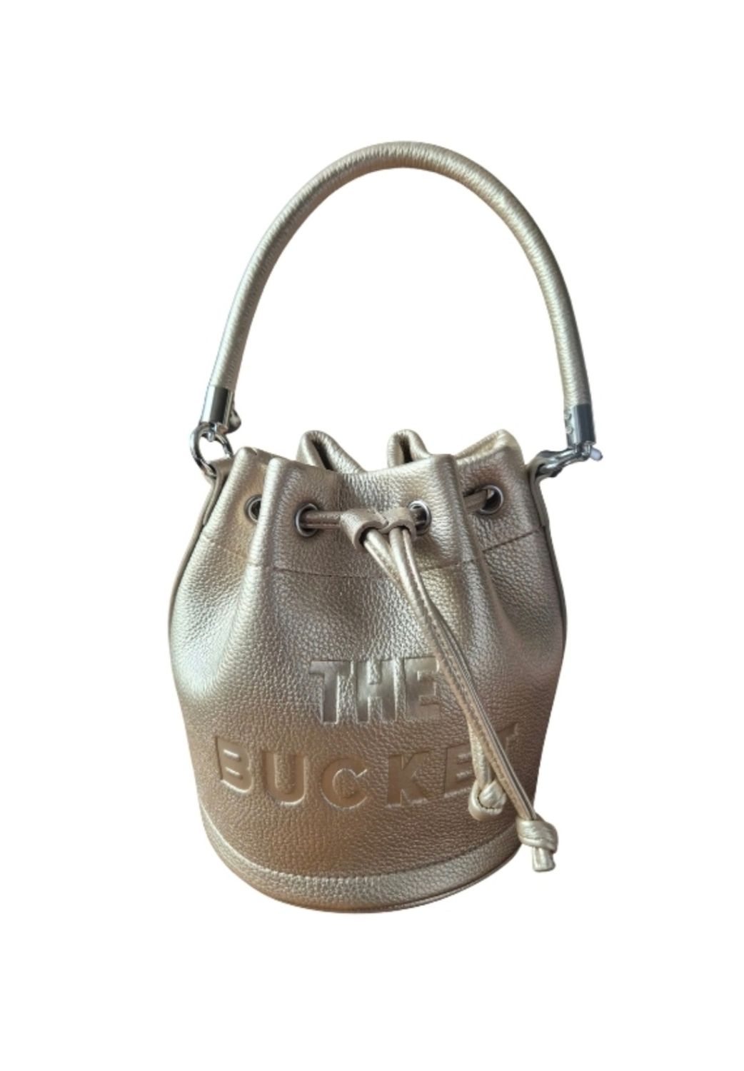 Qischa 'bucket' tas (goudkleur)